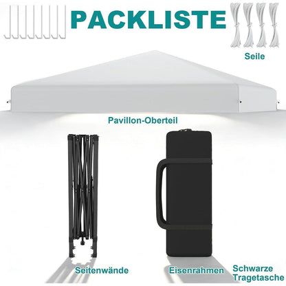 Pop-Up Pavillon 3x3m mit One-Touch – Faltzelt für Garten & Events