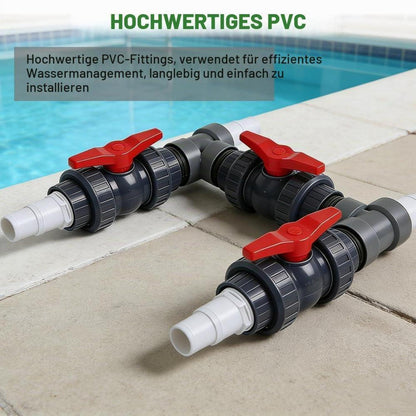 Bypass Pool Set mit Adapter für Heizung – 32/38mm Schläuche