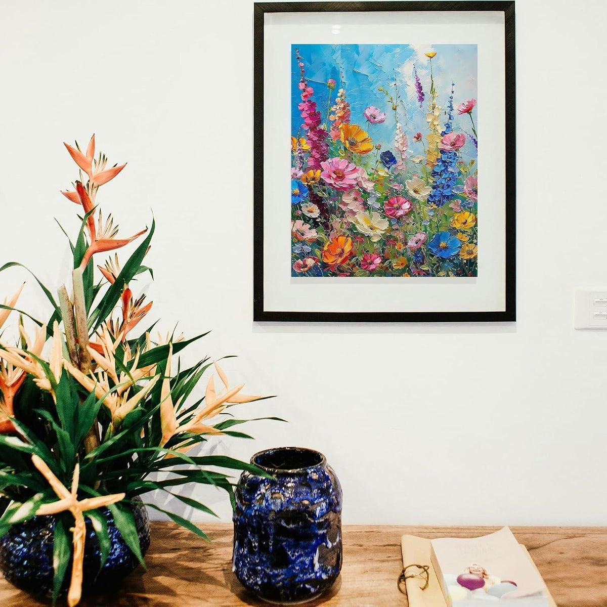 Malen nach Zahlen Erwachsene Blumen auf Leinwand 40x50 cm