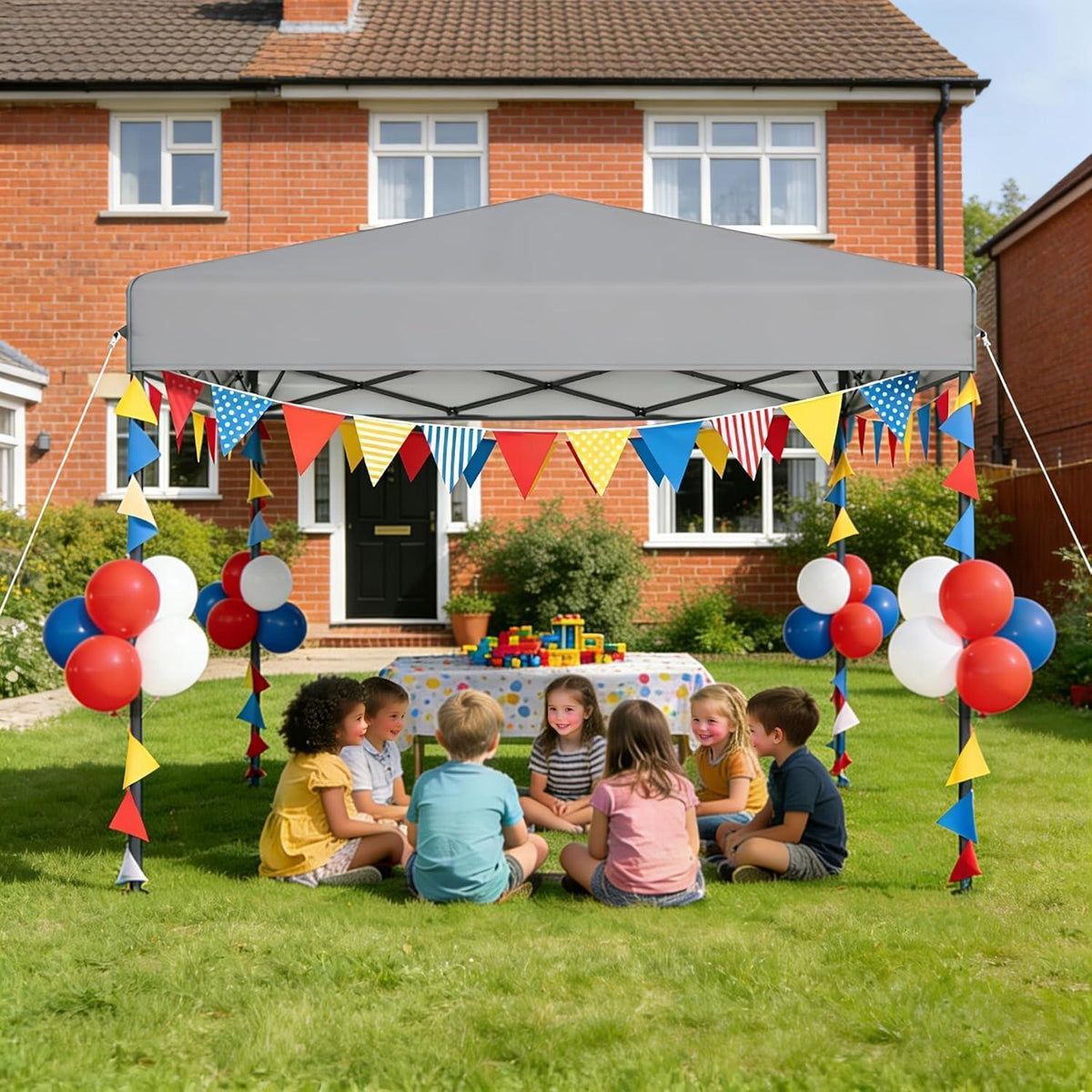 3x3m Pop Up Pavillon – Wasserdicht & Stabil für Garten & Camping