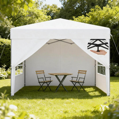 Pop Up Pavillon 2.5x2.5m – Wasserdicht & UV-Schutz