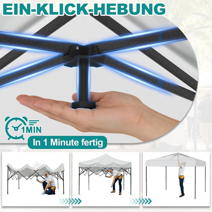 Pop Up Pavillon 2.5x2.5m – Wasserdicht & UV-Schutz