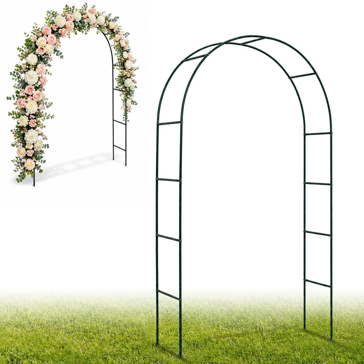 Rosenbogen Metall Garten – Rankhilfe für Rosen & Kletterpflanzen