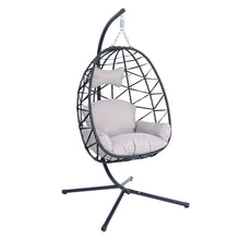 Hängesessel Ei mit Kissen & Gestell – Freistehend & Komfortabel