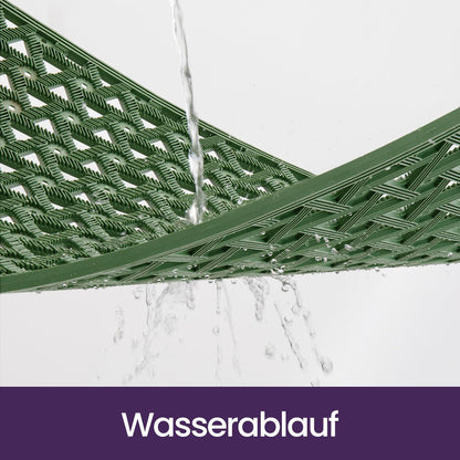 Fußmatte Grün 81x122 cm – Rutschfest & Wetterfest für Draußen