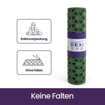 Fußmatte Grün 81x122 cm – Rutschfest & Wetterfest für Draußen