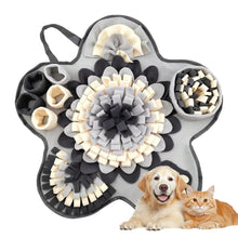 Schnüffelteppich Hund 60x60 cm – Grau, Interaktives Spielzeug