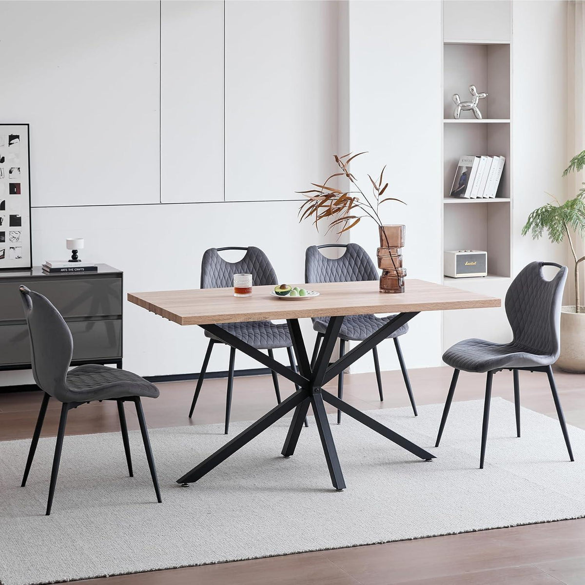 8 Esszimmerstühle Grau – Polsterstühle für Küche & Wohnzimmer