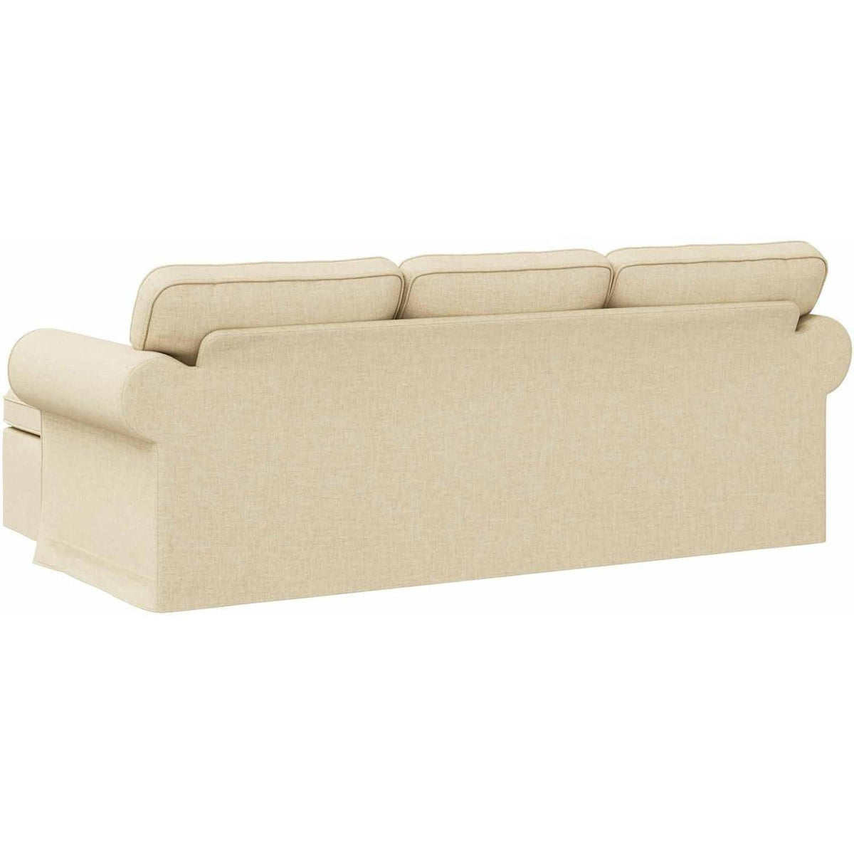 Ecksofa L-Form Creme 180 cm – Modernes Wohnzimmer Sofa