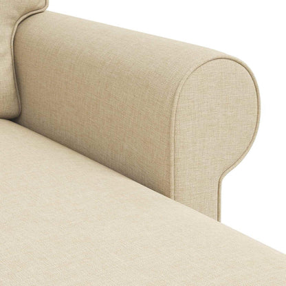 Ecksofa L-Form Creme 180 cm – Modernes Wohnzimmer Sofa