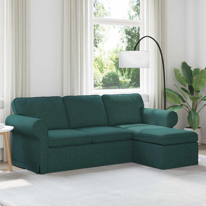 Ecksofa dunkelgrün, 180 cm – Modernes Sofa für Wohnzimmer