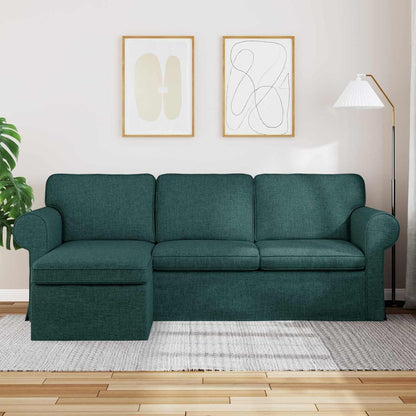 Ecksofa dunkelgrün, 180 cm – Modernes Sofa für Wohnzimmer
