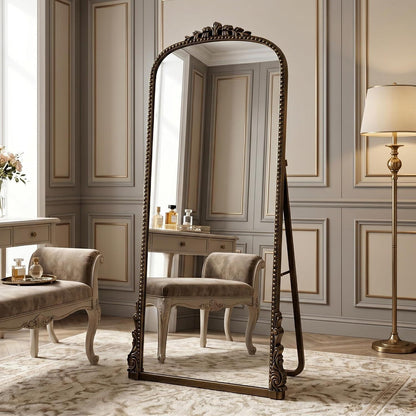 Großer Ganzkörperspiegel mit Bronze-Rahmen – 175x70 cm