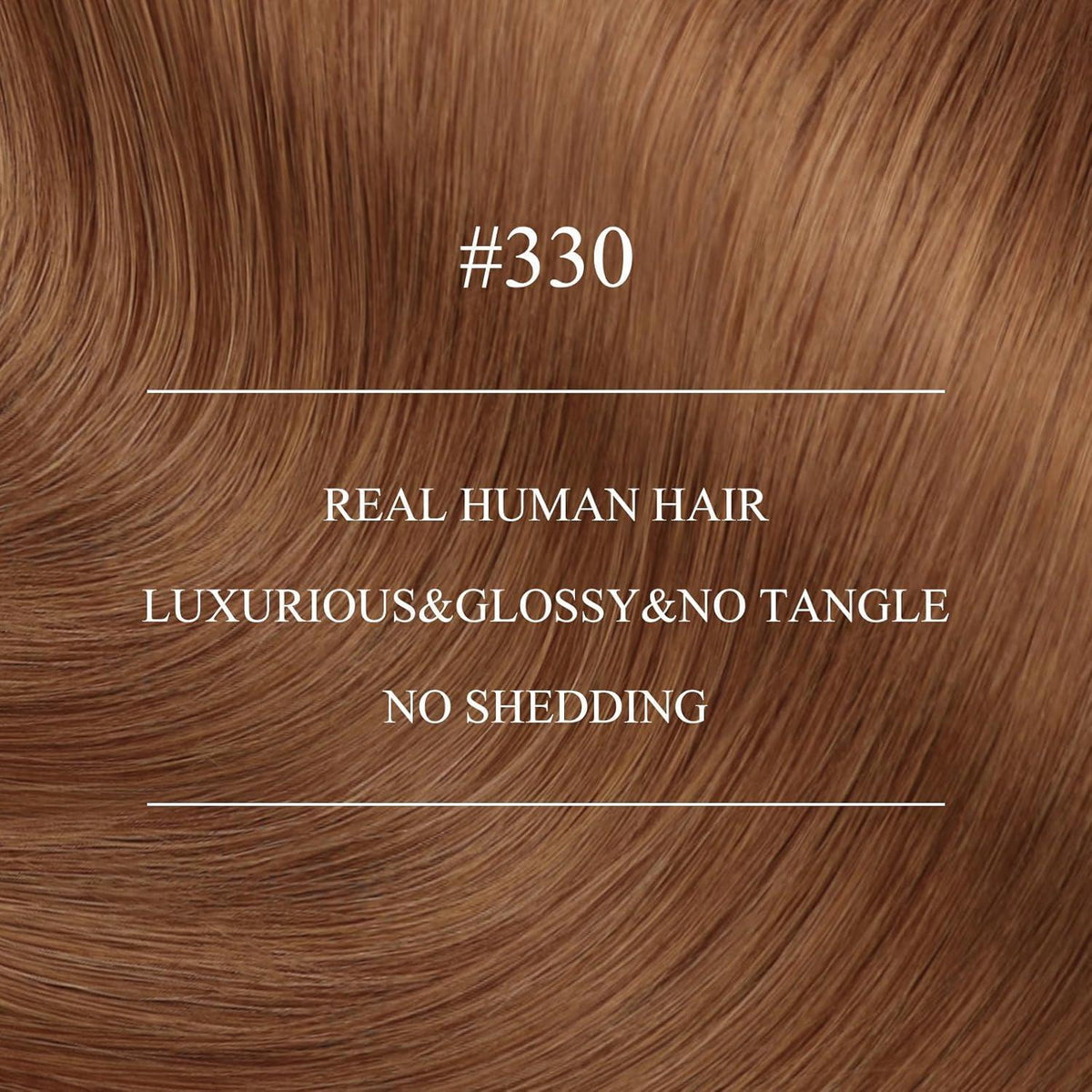 Kupfer Nano Ring Extensions Echthaar 55cm – Remy Haarverlängerung