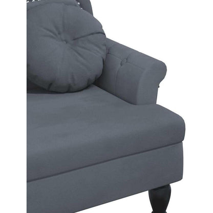 2-Sitzer Samt Sofa Dunkelgrau – Bequeme Couch für Wohnzimmer