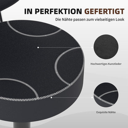 Barhocker Set 3er – Höhenverstellbar & 360° Drehbar
