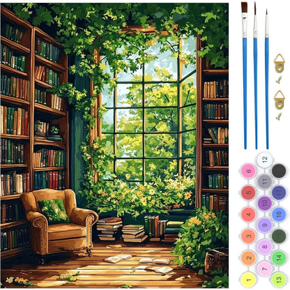 Malen nach Zahlen Erwachsene – Pflanzen Motiv 40x50cm