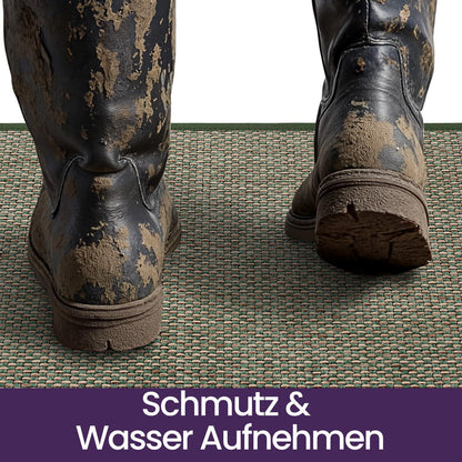 Fußmatte Innen Grün 120 x 180 cm – Rutschfest & Saugstark