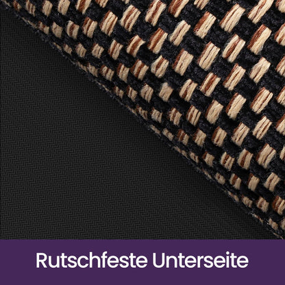 Fußmatte Innen Schwarz 120 x 180 cm – Rutschfest & Saugstark