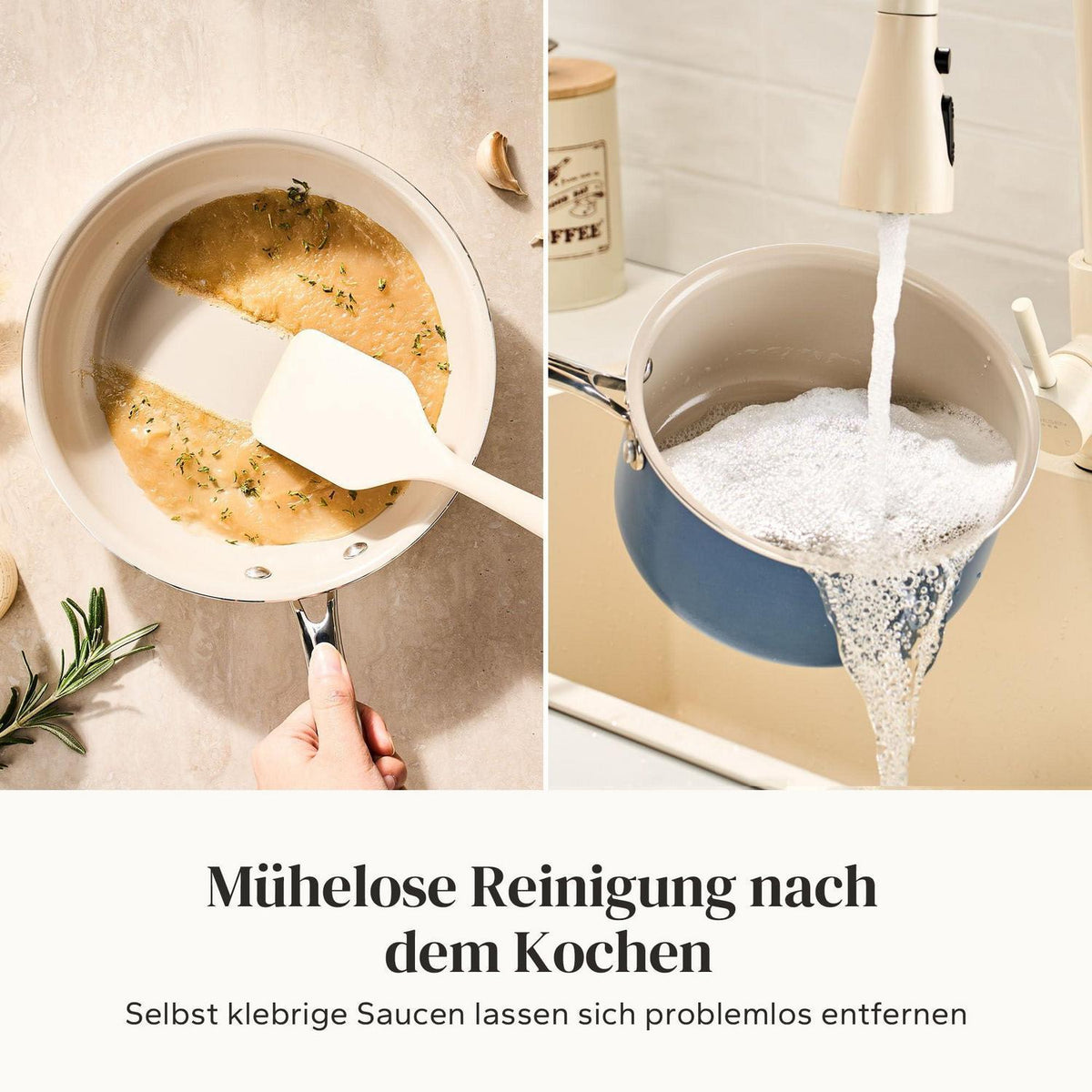 6-teiliges Keramik Topfset für Induktion & alle Herde