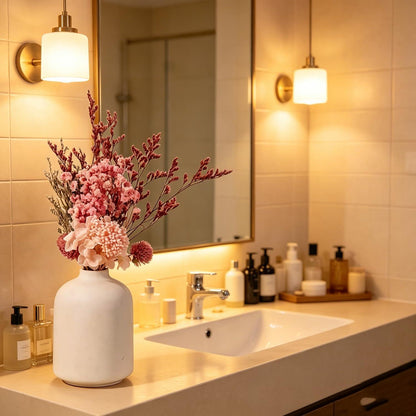 Getrocknete Blumen Set – Pink für DIY Deko & Kunsthandwerk