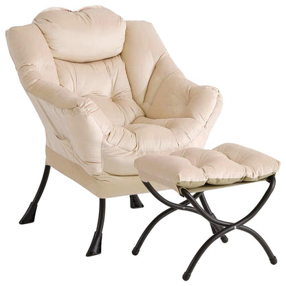 Lazy Chair mit Ottomane – Bequemer Lesesessel für Wohnzimmer