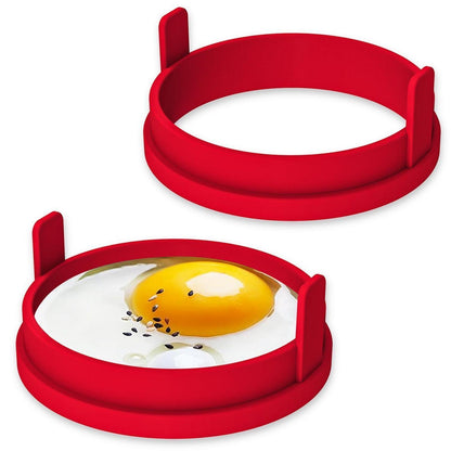 Silikon Eierform 2er-Set | Spiegelei Ringe für Pfanne