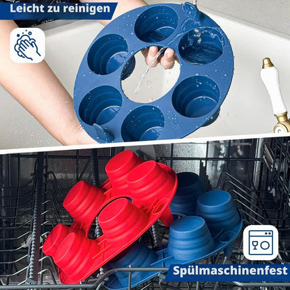 Silikon Muffinbackform Set | 2er Pack | Camping & Ofenfest