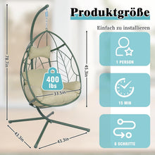 Hängesessel mit Gestell – Bequemer Egg Chair für Garten & Wohnzimmer