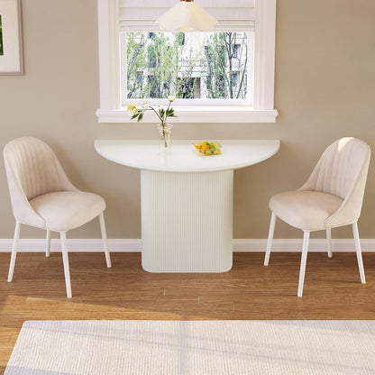 Halbrunder Esstisch Modern – Platzsparend für Küche & Esszimmer