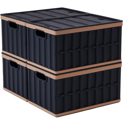 4er Set Faltbare Aufbewahrungsboxen 64L – Stabil & Vielseitig