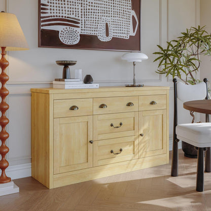Moderne Kommode 135cm – Sideboard mit 5 Schubladen & 2 Türen