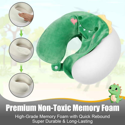 Memory Foam Reisekissen Tier – Nackenhörnchen für Kinder & Erwachsene