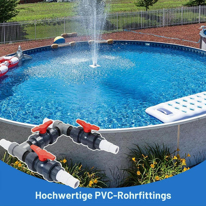 Bypass Set für Pool & Wärmepumpe – 50mm Anschluss Set