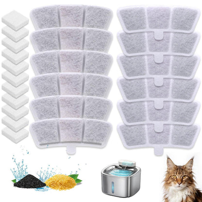 12 Katzenbrunnen Filter für Oneisall PW04 3,5L