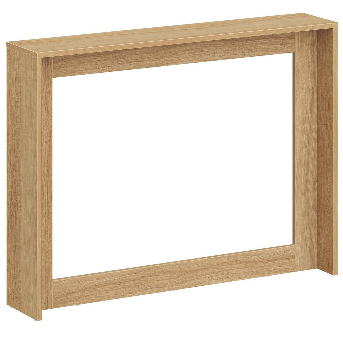 Schmaler Konsolentisch mit Stauraum – Naturfarben, 100x20x75cm
