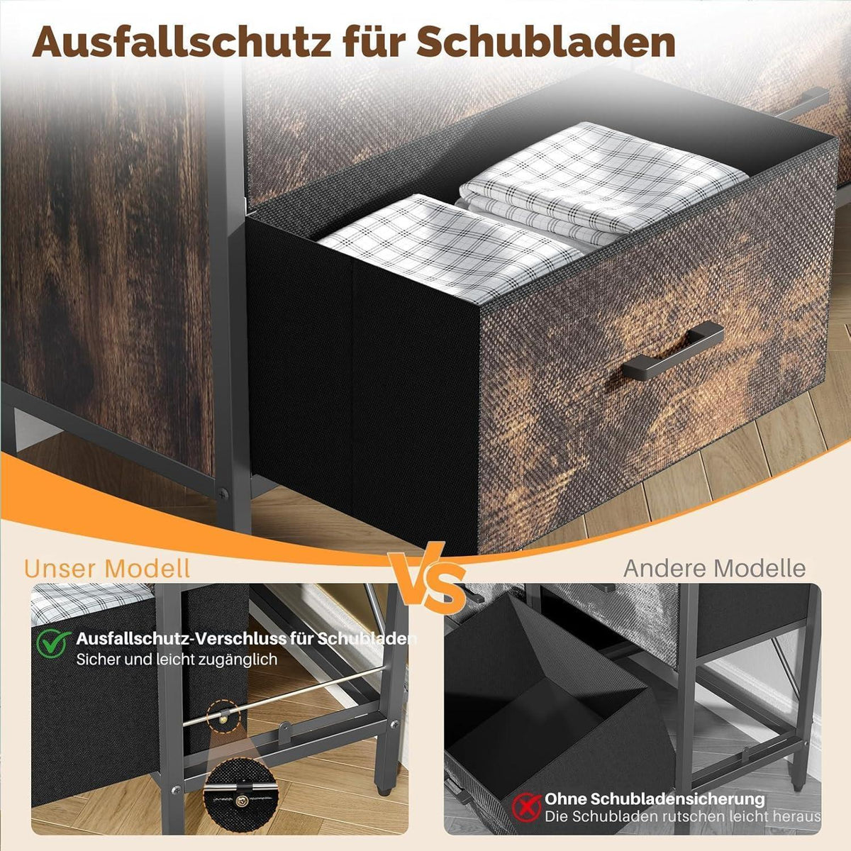 Kommode mit 9 Schubladen – Schlafzimmer & Wohnzimmer Möbel