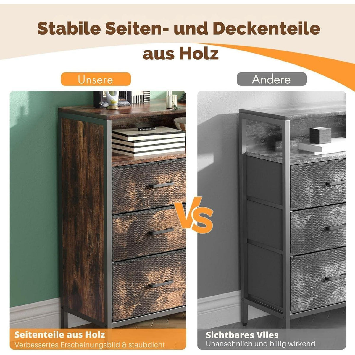 Kommode mit 9 Schubladen – Schlafzimmer & Wohnzimmer Möbel