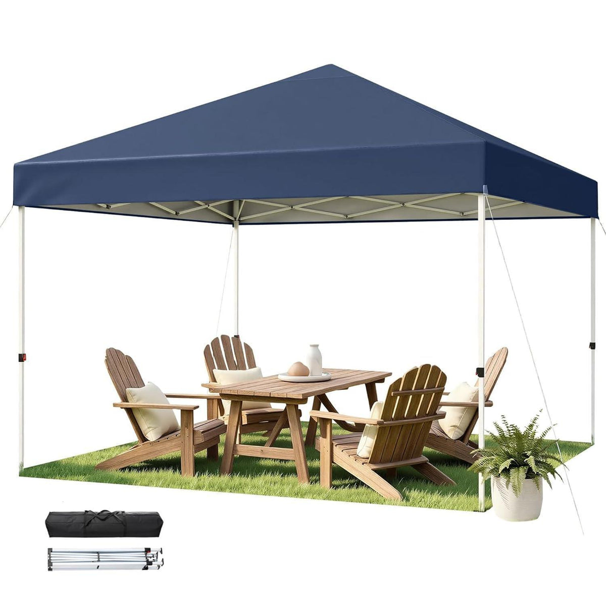 3x3 Pavillon Wasserdicht & Stabil – Partyzelt für Garten & Camping