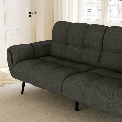Schlafsofa 3-Sitzer Dunkelgrau – Bequem & Vielseitig