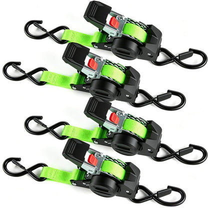 Automatische Spanngurte 3m | 4er Set | 750kg Bruchlast