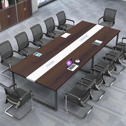 Konferenztisch E200 – Modern, Kabelmanagement, Büro & Meeting