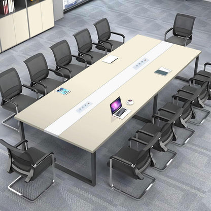 Konferenztisch G 240x80cm – Modernes Kabelmanagement für Büro & Meeting