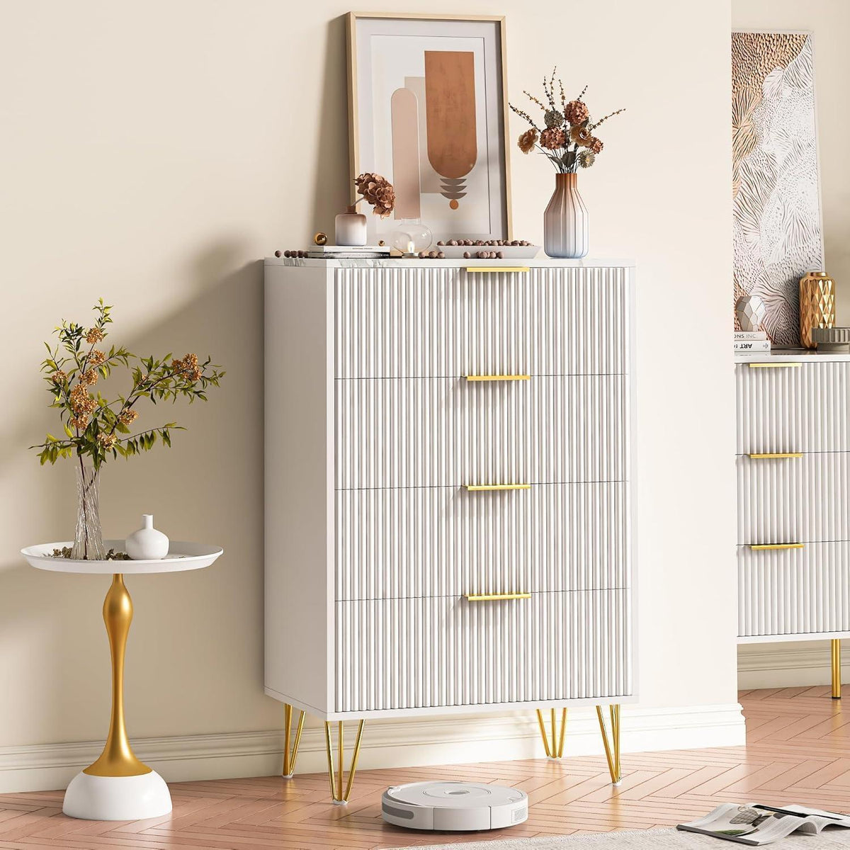 Moderne Kommode mit 4 Schubladen | Schlafzimmer & Wohnzimmer