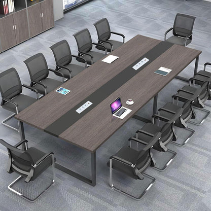 Konferenztisch F1 240x80cm – Modern, Kabeldurchführung & Stabil
