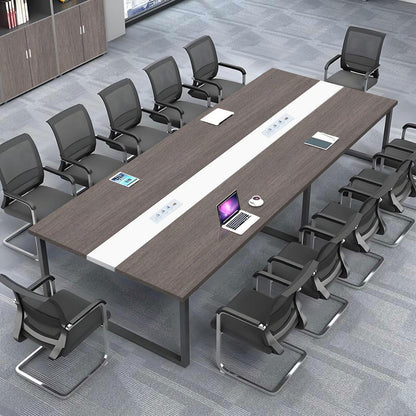 Konferenztisch groß mit Kabelmanagement – Modern & Stabil