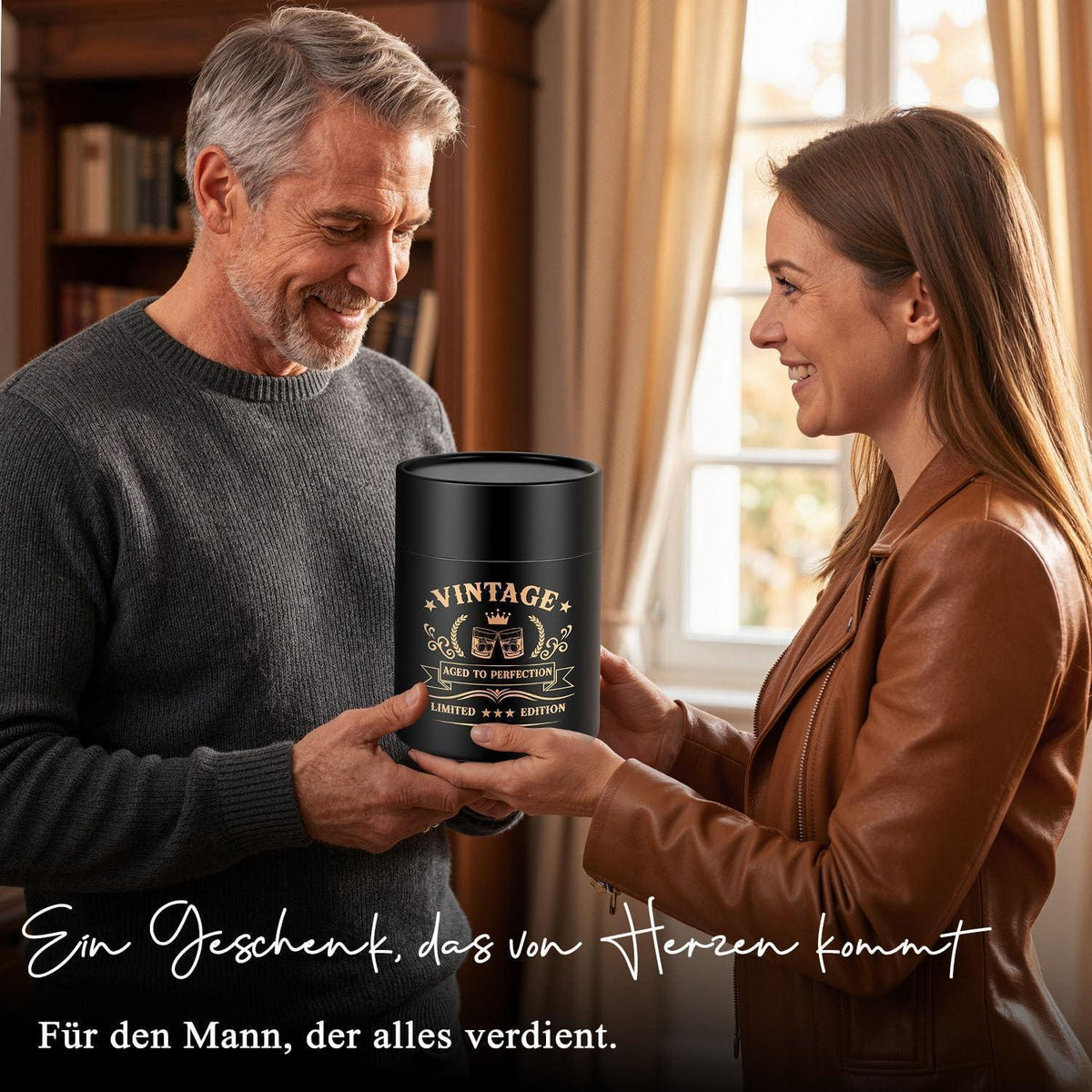Whisky Geschenkset Männer 1986 – 40. Geburtstag Geschenk mit Glas & Steinen