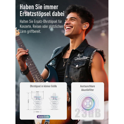 Gehörschutz Ohrstöpsel Silikon Lärmreduzierung Konzert Festival