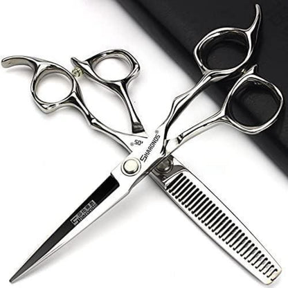 6 Zoll Friseurschere Set Edelstahl - Präzises Haareschneiden
