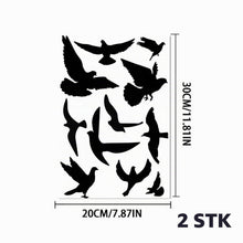 Vogelaufkleber Fenster – 22er Set Vogelschutz & Deko